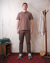 Mocha Slub Henley