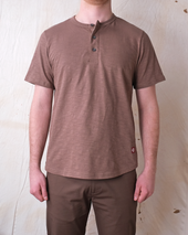 Mocha Slub Henley