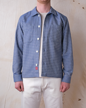 Jay Jacquard Denim Club Shirt