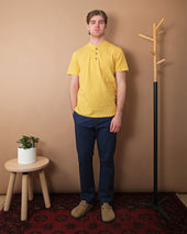 Turmeric Slub S S Henley