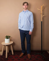 Fancy Stripe L S Dress Shirt