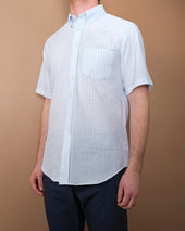 Cloud Stripe S S Classic Shirt