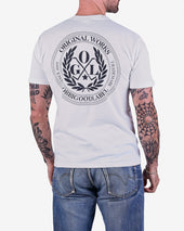 OGL 6.2oz Ringspun T-shirt - Silkscreen Printed 'OGL Logo' - Cream