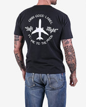 OGL 6.2oz Ringspun T-shirt - Silkscreen Printed 'Fly Me To The Moon' - Charcoal