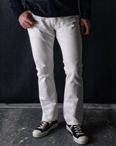 13.5oz Denim Slim Cut Jeans - White