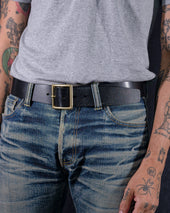 OGL Vintage 1.75" Leather Belt - Black