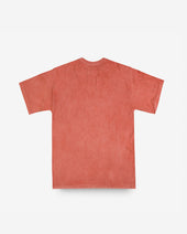 UTILITEES - 5.5oz Loopwheel Crew Neck T-Shirt - Hand Dyed Coral Pink