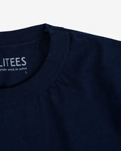 UTILITEES - 5.5oz Loopwheel Crew Neck T-Shirt - Navy Blue