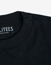 UTILITEES - 5.5oz Loopwheel Crew Neck T-Shirt - Black