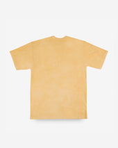 UTILITEES - 5.5oz Loopwheel Crew Neck T-Shirt - Hand Dyed Yellow