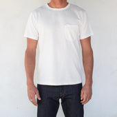 9 Ounce Pocket T-Shirt White