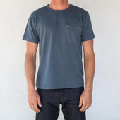 9 Ounce Pocket T-Shirt Blue
