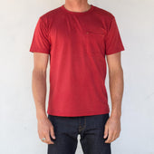 9 Ounce Pocket T-Shirt Red