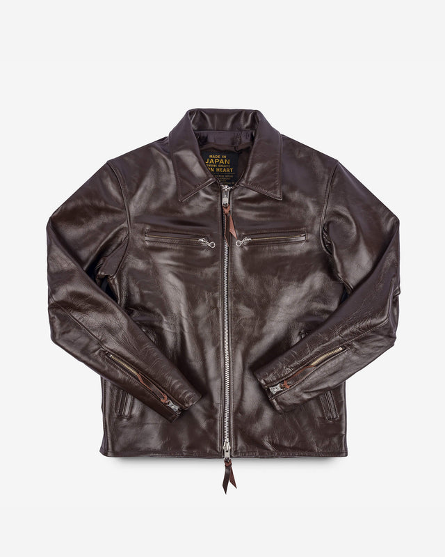 Japanese Horsehide Rider's Jacket - Brown
