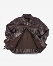 Japanese Horsehide Rider's Jacket - Brown