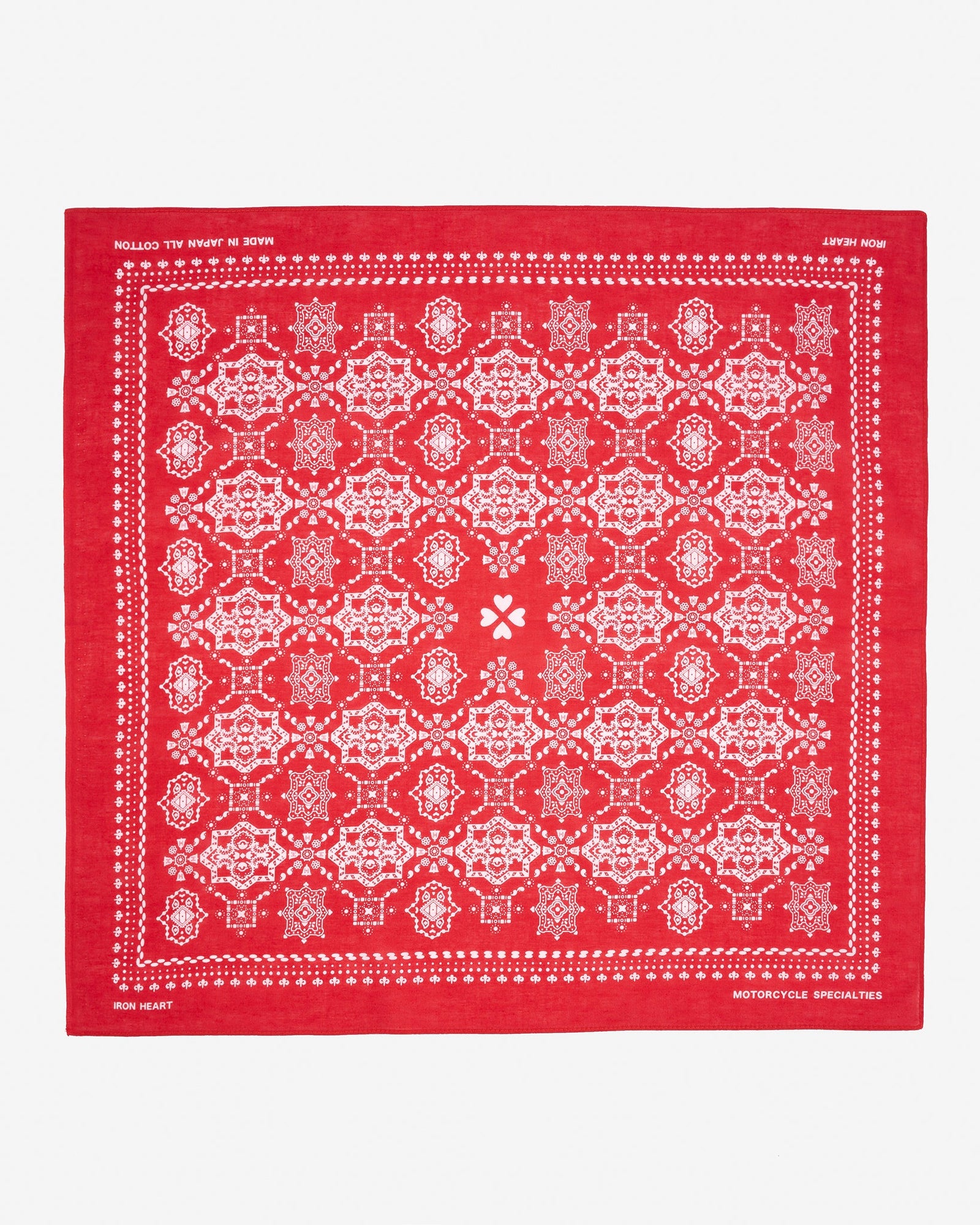 Iron Heart Bell Print Bandana