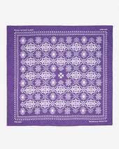 Iron Heart “Bell” Print Bandana - Purple