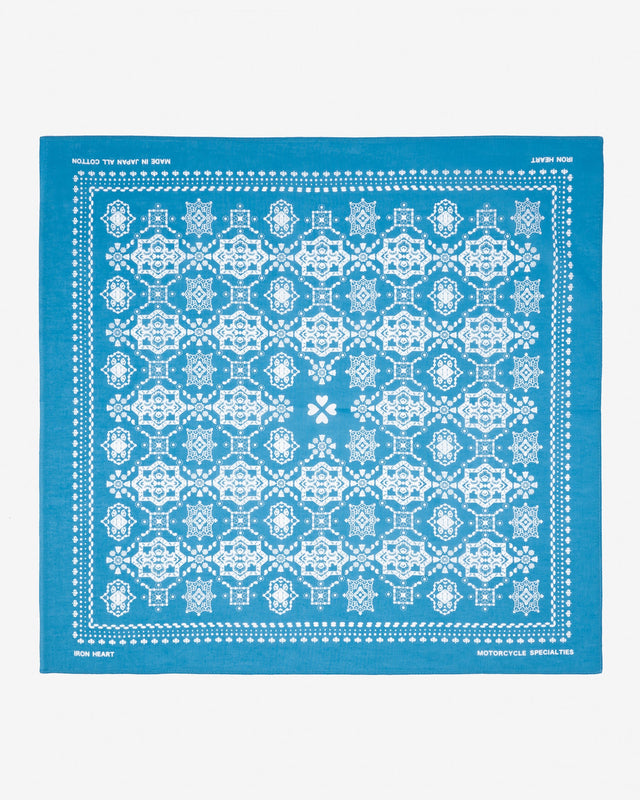 Iron Heart “Bell” Print Bandana - Blue