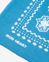 Iron Heart “Bell” Print Bandana - Blue