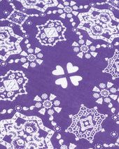 Iron Heart “Bell” Print Bandana - Purple
