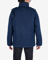 16oz Natural Indigo Selvedge Denim M65 Field Jacket