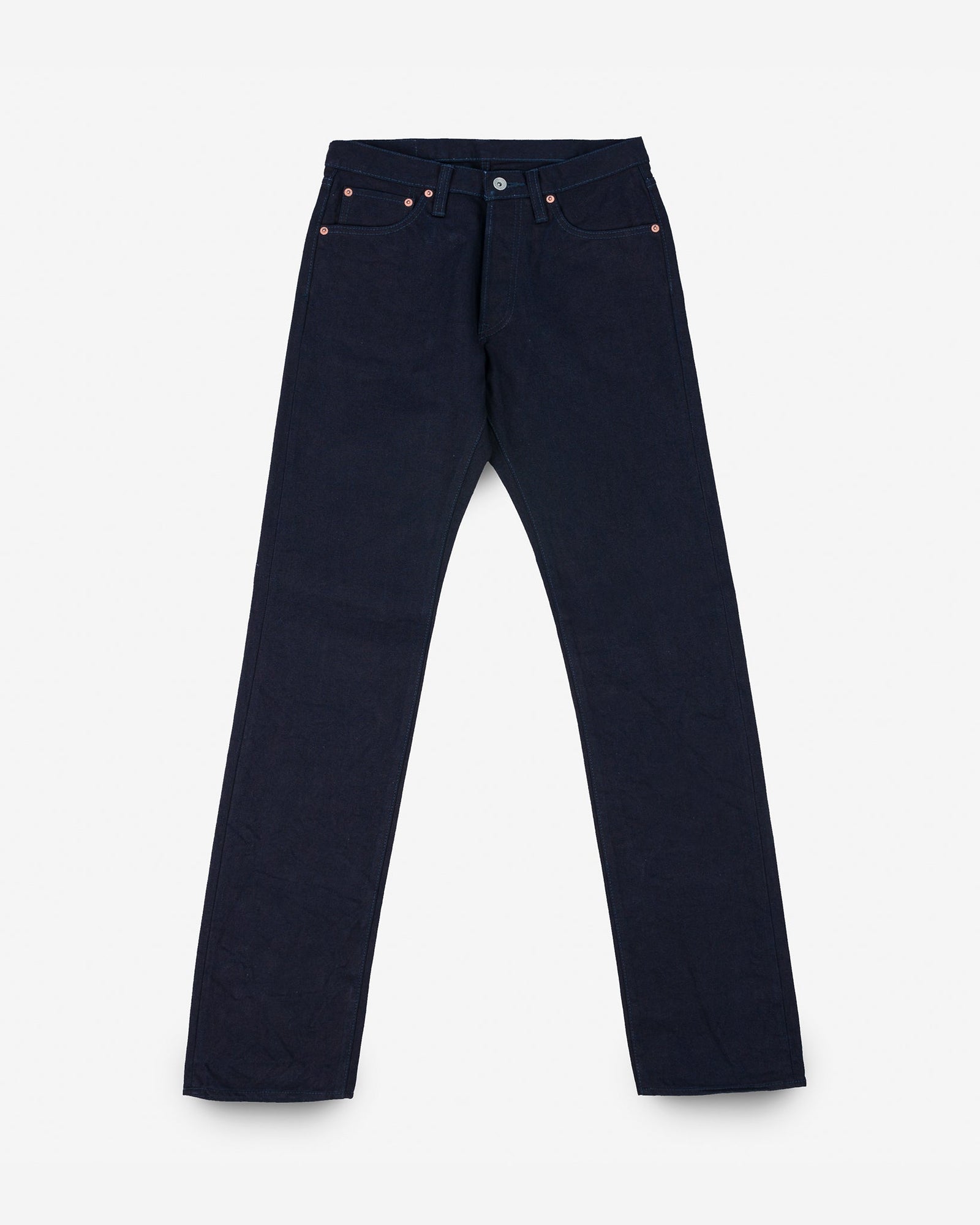 14oz Selvedge Denim Straight Cut Jeans - Indigo/Indigo