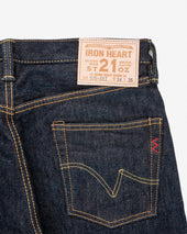 21oz Shinayaka Selvedge Denim Slim Cut Jeans - Indigo
