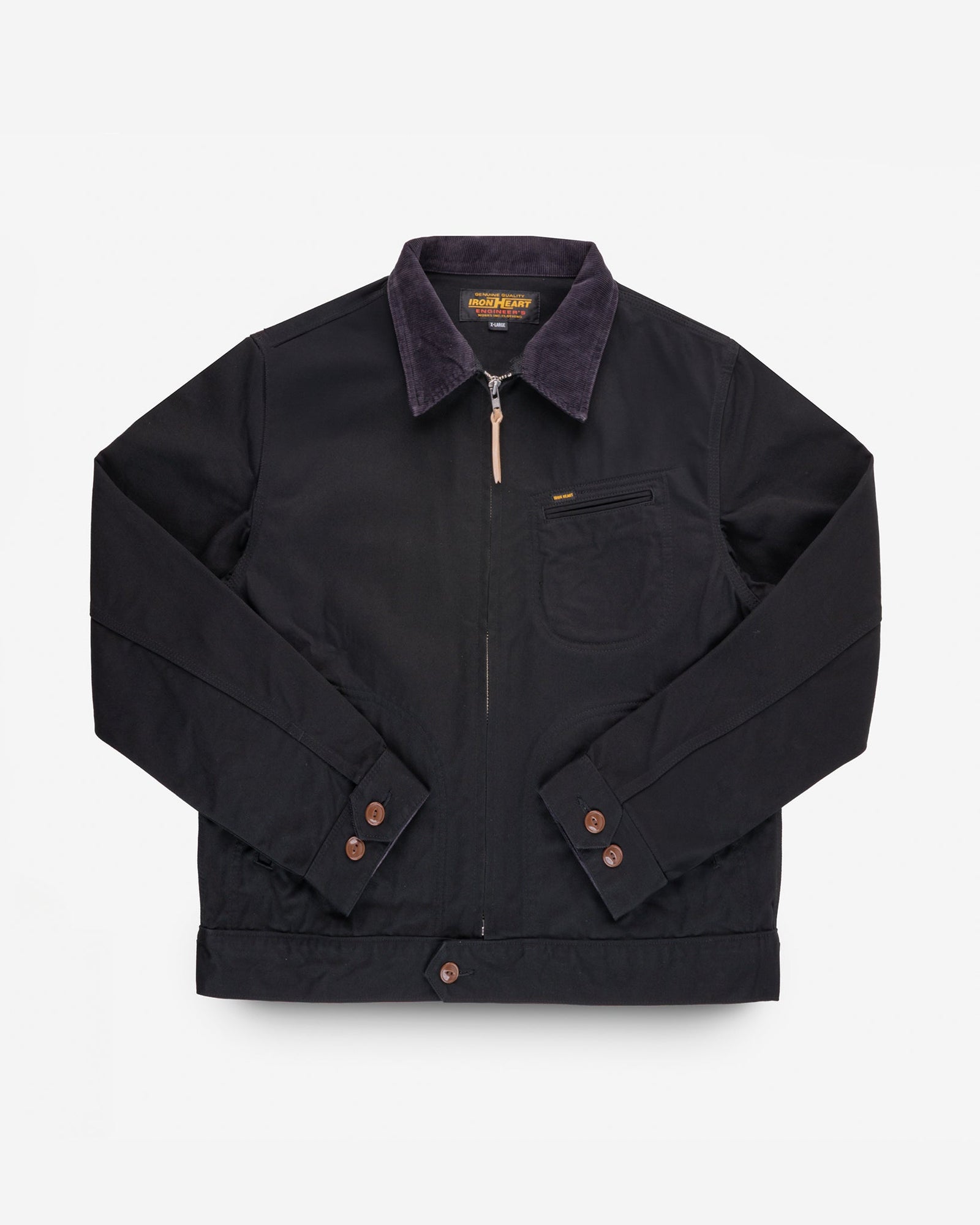 12oz Kurashikizome® Twill Work Jacket - Black