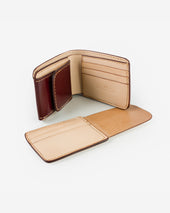Small Shell Cordovan Wallet - Oxblood