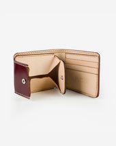 Small Shell Cordovan Wallet - Oxblood