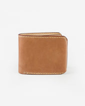 Small Shell Cordovan Wallet - Natural