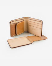 Small Shell Cordovan Wallet - Natural