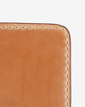 Small Shell Cordovan Wallet - Natural