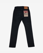 21oz Selvedge Denim Slim-Tapered Cut Jeans - Black (IH-8301S) Tag 28, Hemmed to 31.0''
