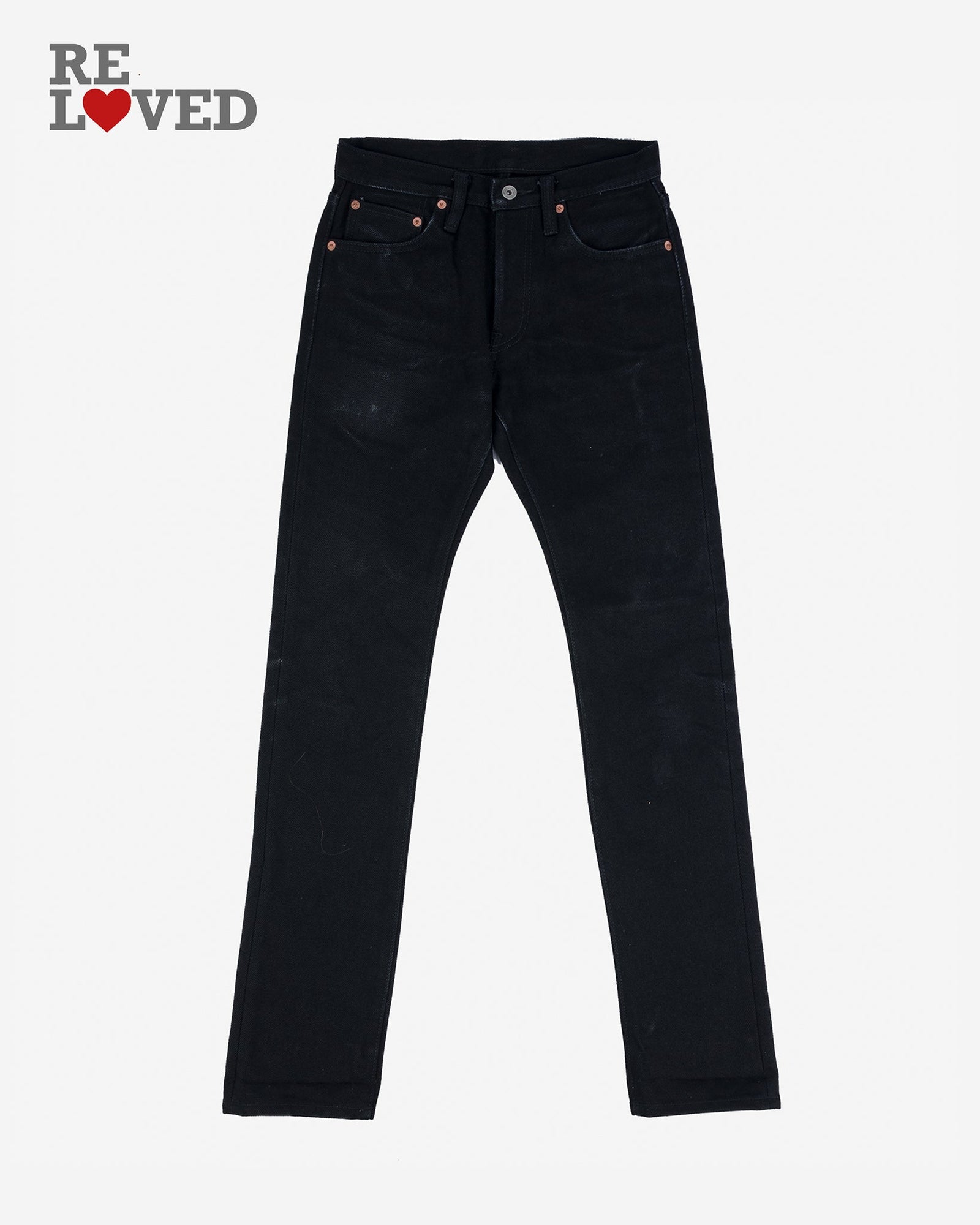21oz Selvedge Denim Slim Tapered Cut Jeans Tag 28 Hemmed To 31 0
