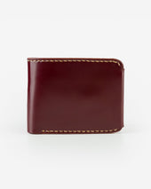 Small Shell Cordovan Wallet - Oxblood