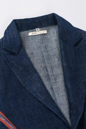 Summer Jacket With Inside Out Patchwork