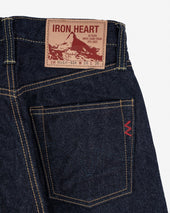 14oz Iron Heart x SJF Selvedge Denim Straight Cut Jeans - Indigo