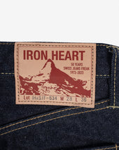 14oz Iron Heart x SJF Selvedge Denim Straight Cut Jeans - Indigo