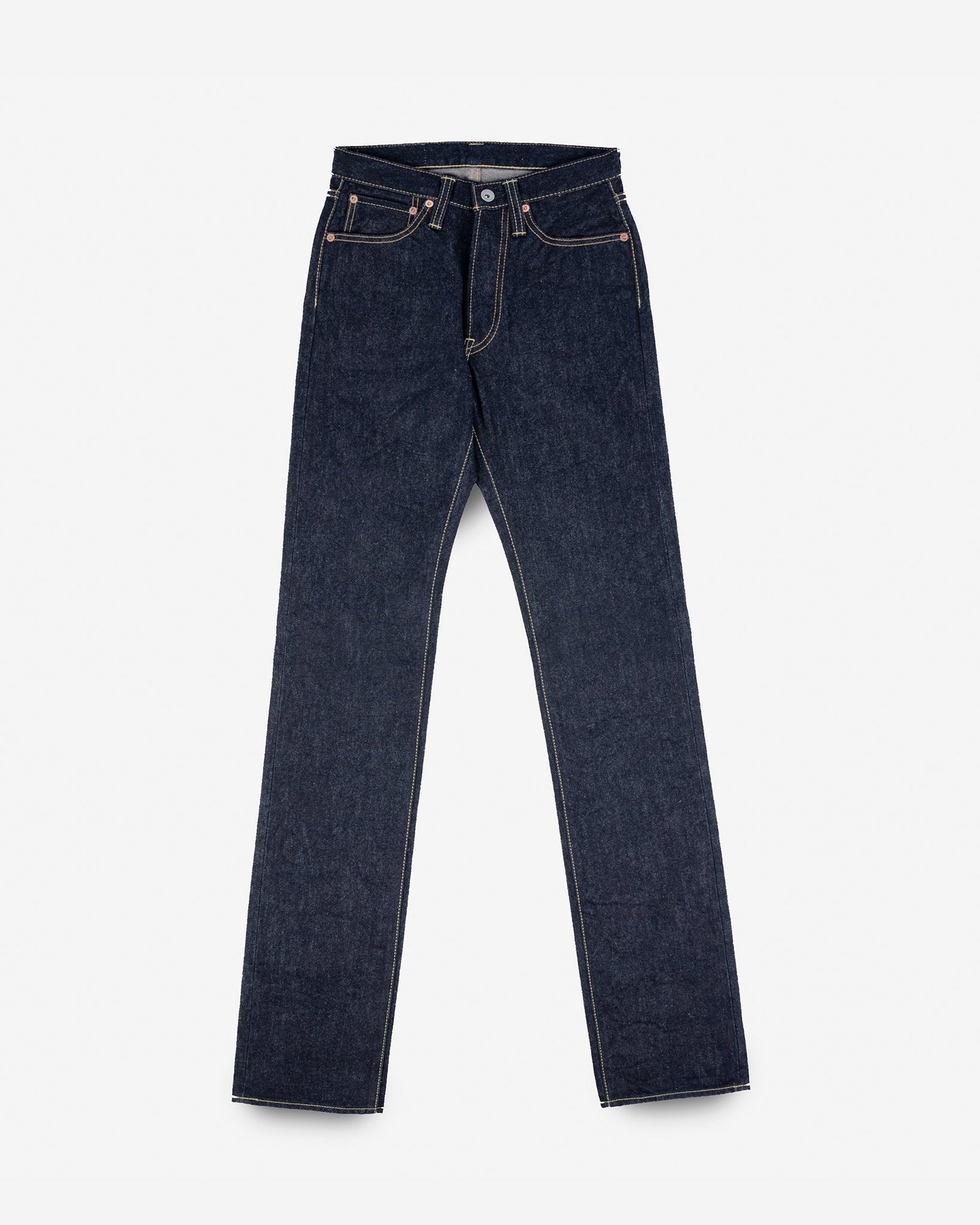 14oz Iron Heart x SJF Selvedge Denim Straight Cut Jeans - Indigo