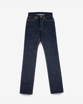 14oz Iron Heart x SJF Selvedge Denim Straight Cut Jeans - Indigo