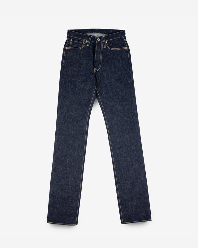 14oz Iron Heart x SJF Selvedge Denim Straight Cut Jeans - Indigo