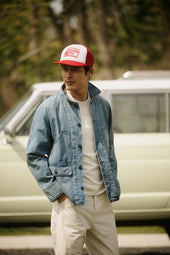 Broken Twill Denim Chore Jacket