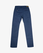 9oz Mercerised Selvedge Cotton Relaxed Tapered Cut Chinos - Navy (IH-727-NAV) Tag 30, Hemmed to 35.0"