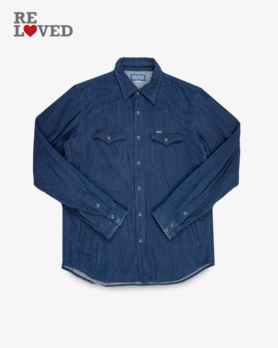 10oz Double Cloth Denim Cpo Shirt Size Xxxxl