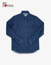 10oz Double Cloth Denim CPO Shirt - Indigo (IHSH-347-IND) Size XXXXL