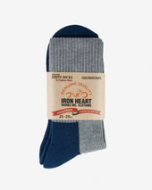Iron Heart Engineer Socks - Grey/Navy