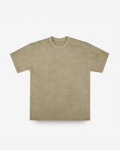UTILITEES - 5.5oz Loopwheel Crew Neck T-Shirt - Hand Dyed Sage Green