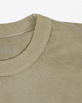 UTILITEES - 5.5oz Loopwheel Crew Neck T-Shirt - Hand Dyed Sage Green