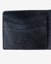 OGL Kingsman Classic Bi Fold Wallet - Tumbled Black